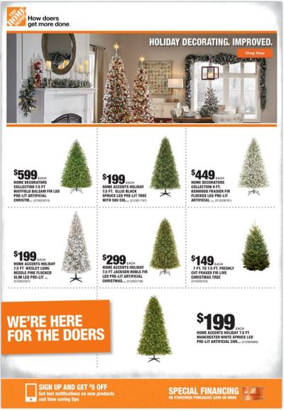 The Home Depot Weekly Ad Flyer November 5 to November 8