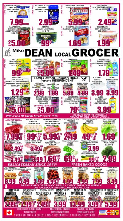 Mike Dean's Super Food Stores Flyer November 6 to 12