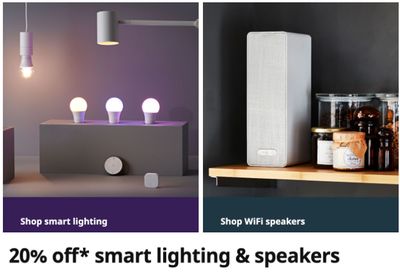 IKEA Canada Sale: Save 20% Off Smart Lighting & Wireless Speakers