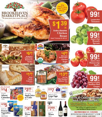 Brookhaven Marketplace Weekly Ad Flyer November 4 to November 11, 2020