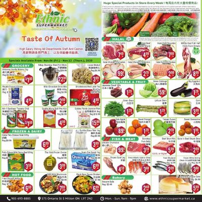 Ethnic Supermarket Flyer November 6 to 12