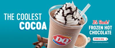 Dairy Queen Canada Frozen Hot Chocolate is Back + OREO Mocha Fudge Blizzard