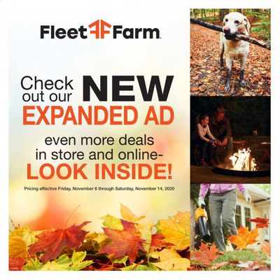 Fleet Farm Weekly Ad Flyer November 6 to November 14