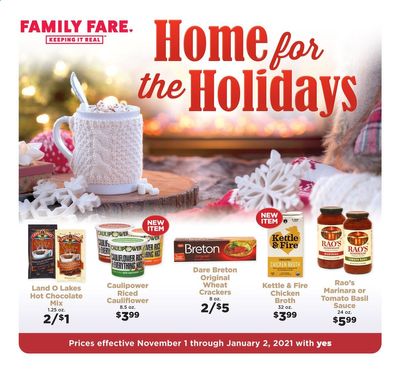 Family Fare Weekly Ad Flyer November 1 to January 2