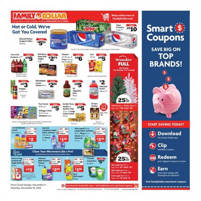 Family Dollar Weekly Ad Flyer November 8 to November 14