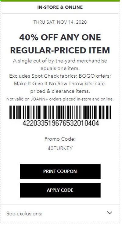 JOANN Weekly Ad Flyer November 8 to November 14 JOANN Weekly Ad Flyer November 8 to November 14