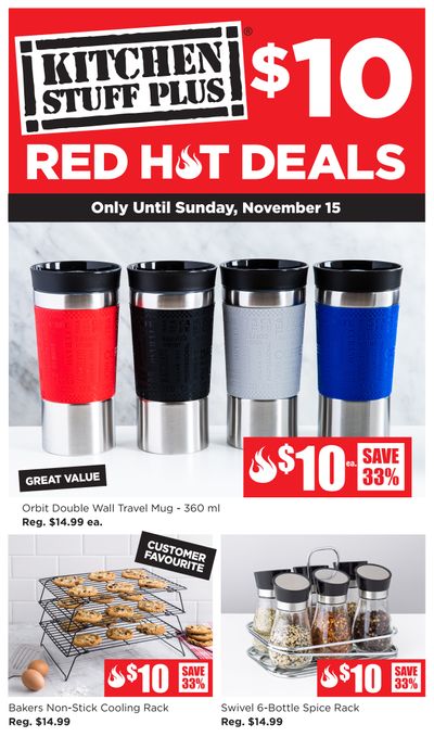 Kitchen Stuff Plus Red Hot Deals Flyer November 9 to 15