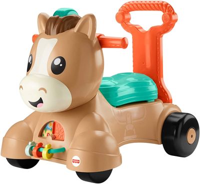 ​Fisher-Price Walk Bounce & Ride Pony - English & French Edition On Sale for $ 59.49 (Save $ 4.48) at Amazon Canada