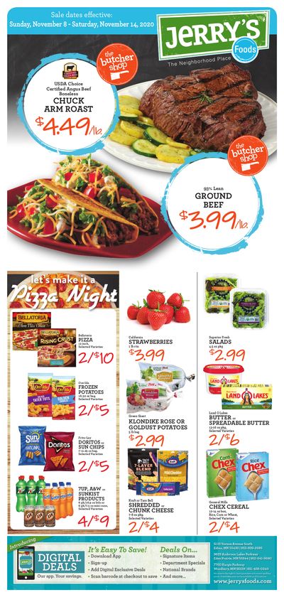 Jerry's Food Weekly Ad Flyer November 8 to November 14