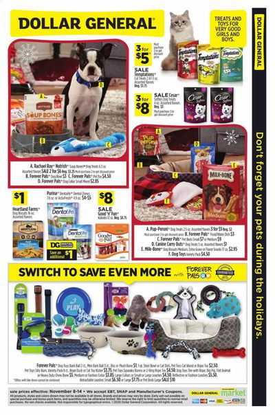Dollar General Weekly Ad Flyer November 8 to November 14