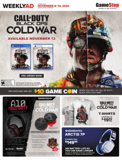 GameStop Weekly Ad Flyer November 8 to November 14