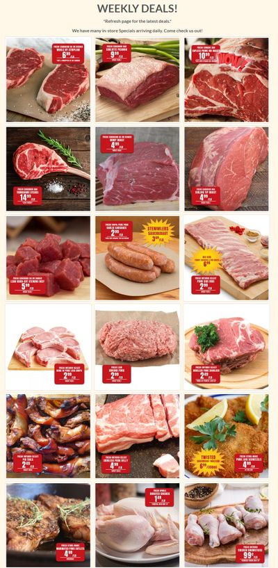Robert's Fresh and Boxed Meats Flyer November 9 to 15