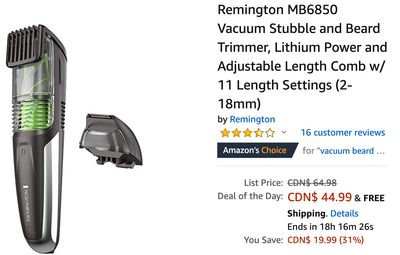 Amazon Canada Deals Of The Day: Save up to 31% on Select Remington Appliances + up to 80% off on Kindle