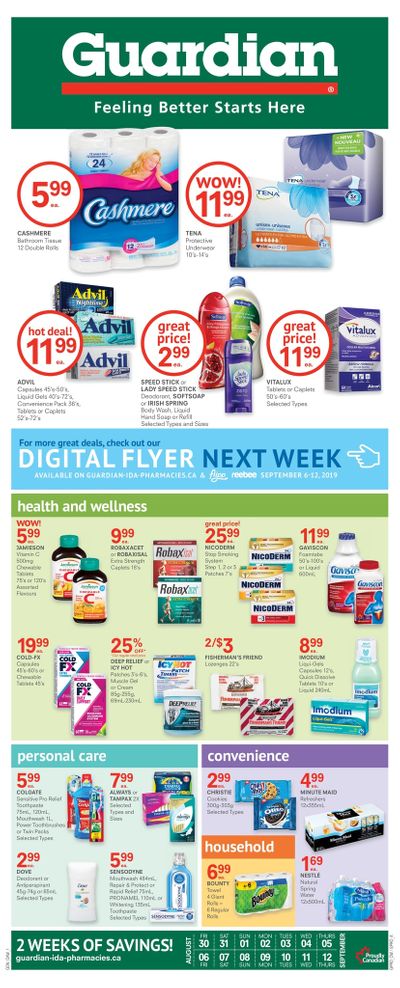 Guardian Flyer August 30 to September 12