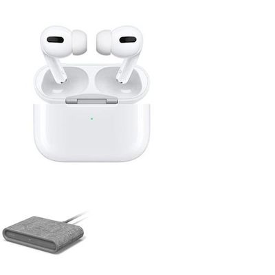 Apple Airpod Pro with Wireless Charging Case and iOttie iON Wireless Mini Fast Charging Pad  On Sale for $ 286.00 (Save $ 83.00) at Visions Electronics Canada