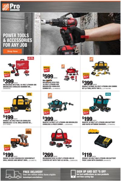 The Home Depot Weekly Ad Flyer November 9 to November 16