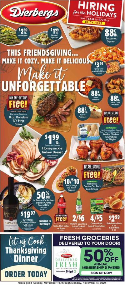 Dierbergs (IL, MO) Weekly Ad Flyer November 10 to November 16