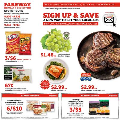 Fareway (IA, IL, MN, MO, NE, SD) Weekly Ad Flyer November 10 to November 16