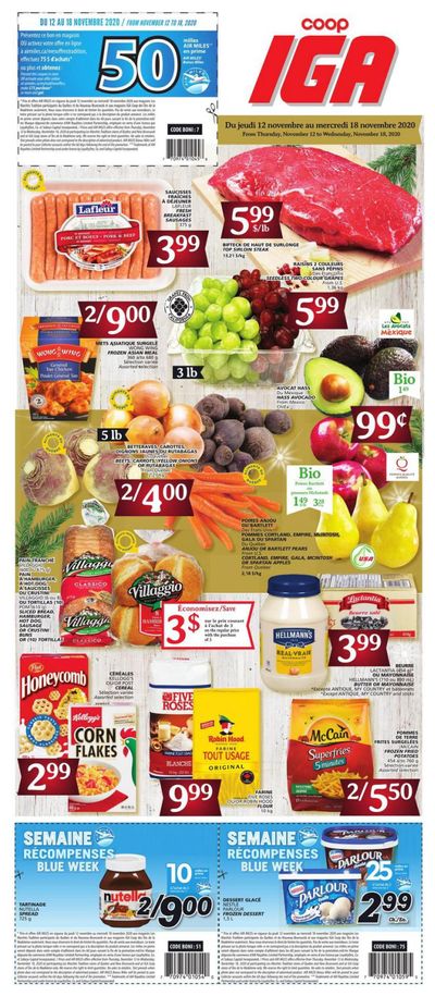 Coop IGA Flyer November 12 to 18