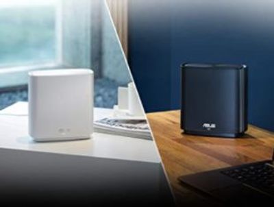 ASUS ZenWiFi AC Whole-Home Tri-Band Mesh System (CT8 2 Pack White) Coverage up to 5,400 sq.ft, AC3000, WiFi, Life-time Free Network Security and Parental Controls, 4X Gigabit Ports, 3 SSIDs For $319.99 At Amazon Canada