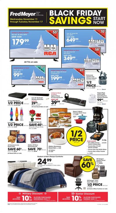 Fred Meyer Weekly Ad Flyer November 11 to November 17
