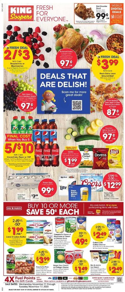 King Soopers (CO, WY) Weekly Ad Flyer November 11 to November 17