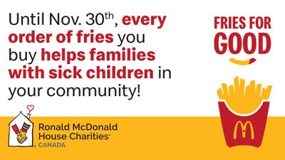 Fries for Good is Back at McDonald’s Canada