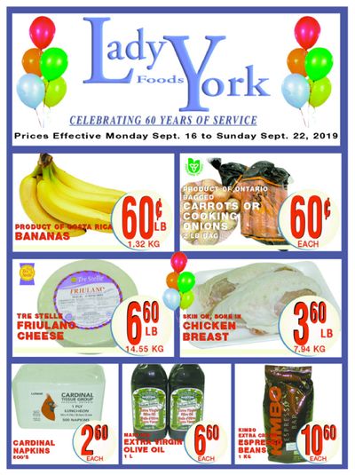 Lady York Foods Flyer September 16 to 22