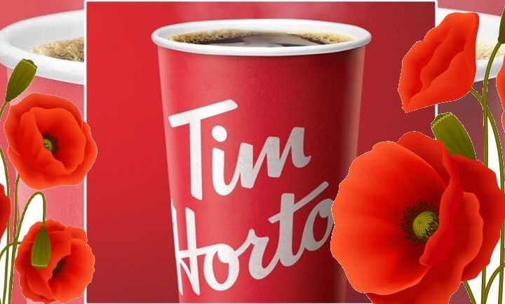 Lest We Forget! at Tim Hortons