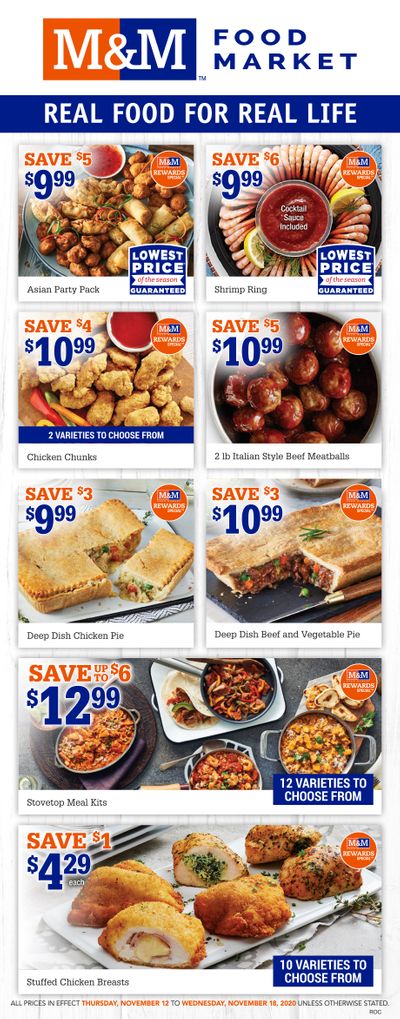 M&M Food Market (Atlantic and West) Flyer November 12 to 18