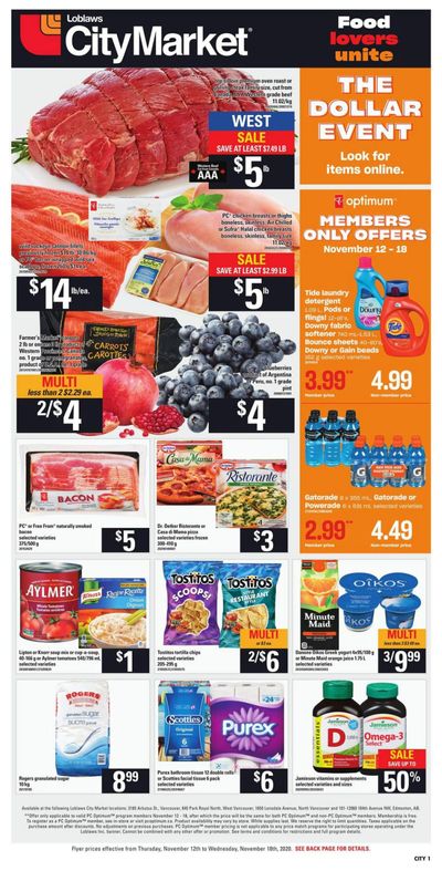 Loblaws City Market (West) Flyer November 12 to 18