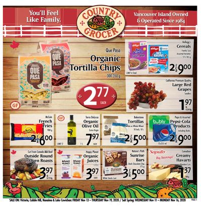 Country Grocer (Salt Spring) Flyer November 11 to 16