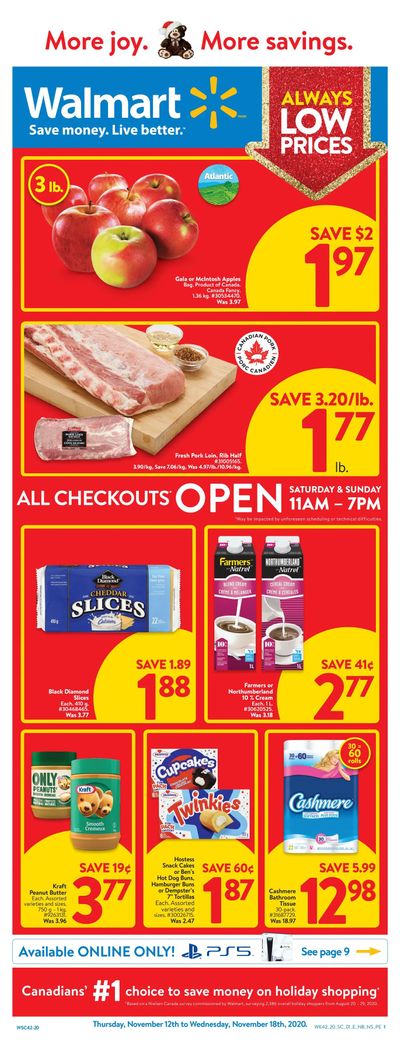 Walmart (Atlantic) Flyer November 12 to 18