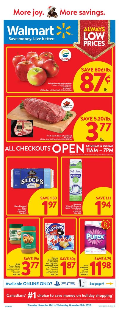 Walmart (West) Flyer November 12 to 18
