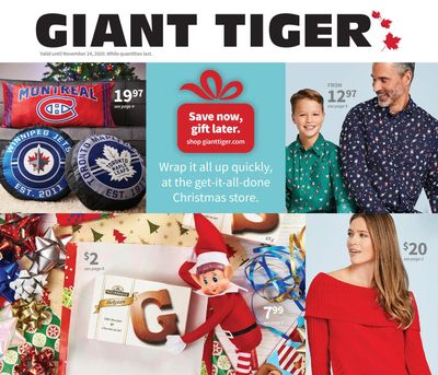 Giant Tiger Save Now Gift Later Flyer November 11 to 24
