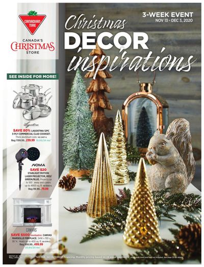 Canadian Tire Christmas Decor Inspirations Flyer November 13 to December 3