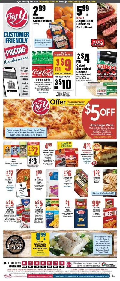 Big Y (MA) Weekly Ad Flyer November 12 to November 18