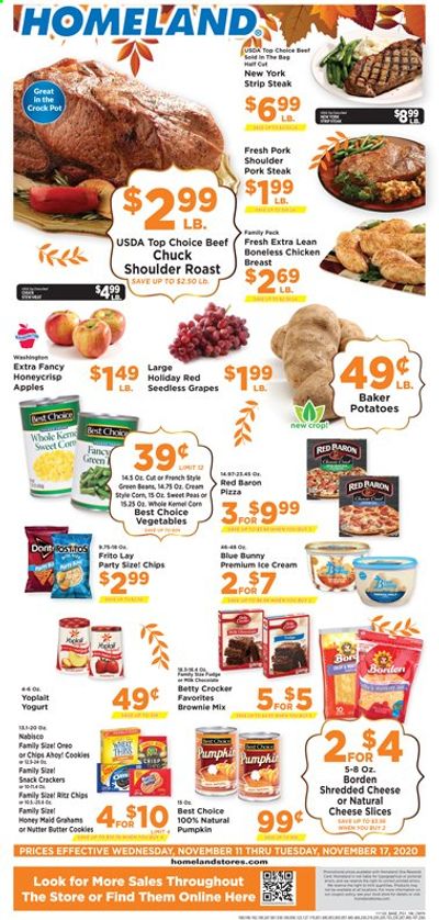 Homeland (OK, TX) Weekly Ad Flyer November 11 to November 17