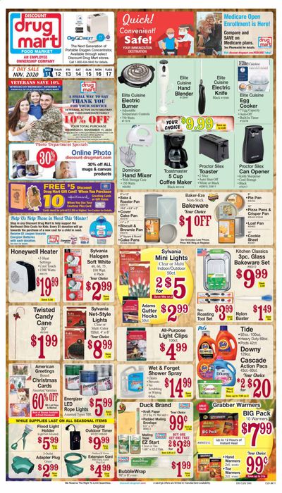 Discount Drug Mart (OH) Weekly Ad Flyer November 11 to November 17