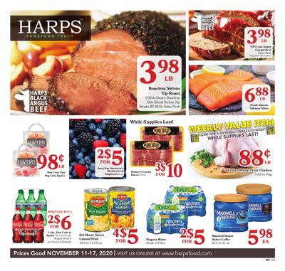 Harps Food Stores (MO) Weekly Ad Flyer November 11 to November 17, 2020
