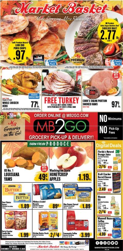 Market Basket (LA, TX) Weekly Ad Flyer November 11 to November 17 Market Basket (LA, TX) Weekly Ad Flyer November 11 to November 17