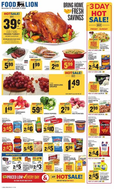 Food Lion (MD) Weekly Ad Flyer November 11 to November 17