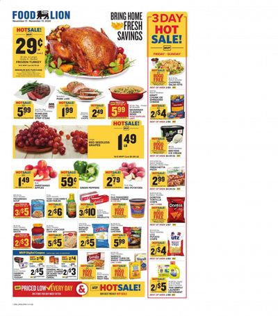 Food Lion (PA) Weekly Ad Flyer November 11 to November 17