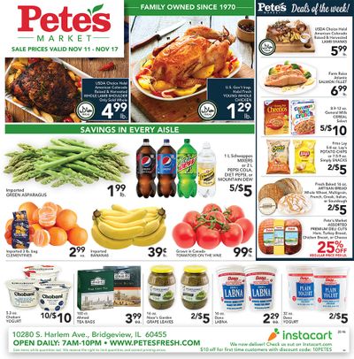 Pete's Fresh Market Weekly Ad Flyer November 11 to November 17, 2020