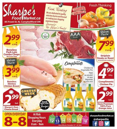 Sharpe's Food Market Flyer November 12 to 18