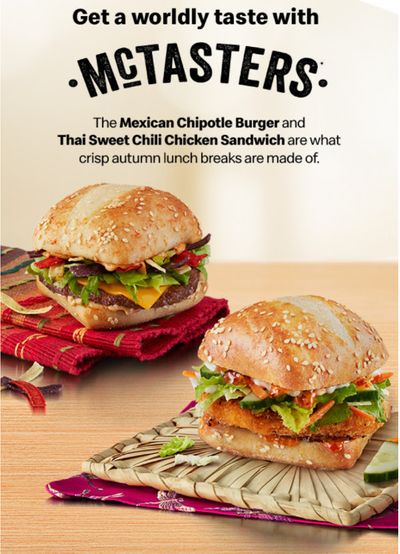 McDonald’s Canada McTasters for $3.19