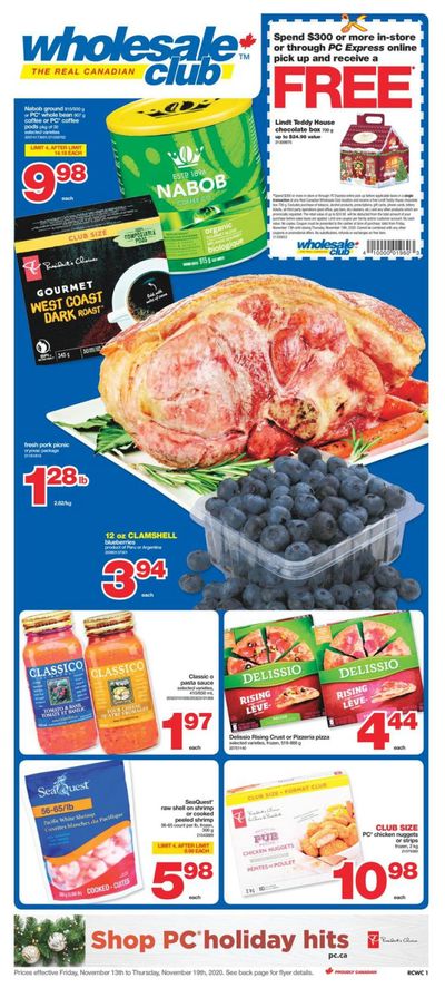 Real Canadian Wholesale Club Flyer November 13 to 19