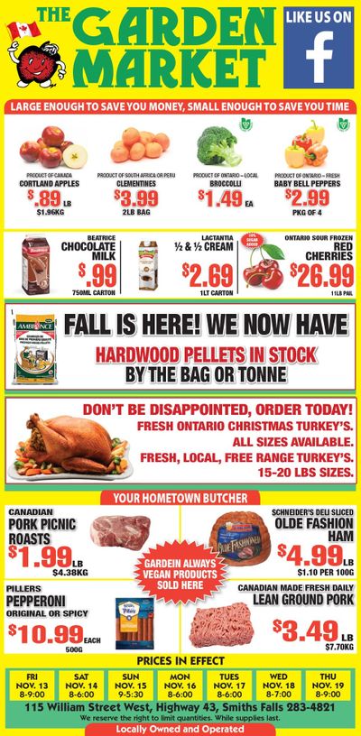 The Garden Market Flyer November 13 to 19
