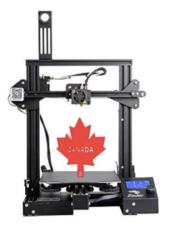 Official Creality Ender-3 Pro+1KG PLA filament (Contact us for this offer) from Canadian local seller-Mech Solutions Factory Original Supply and Unique Canadian After-Sale Service Printing Size: 220x220x250mm For $299.00 At Amazon Canada Official Creality Ender-3 Pro+1KG PLA filament (Contact us for this offer) from Canadian local seller-Mech Solutions Factory Original Supply and Unique Canadian After-Sale Service Printing Size: 220x220x250mm For $299.00 At Amazon Canada