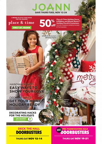 JOANN Weekly Ad Flyer November 12 to November 24